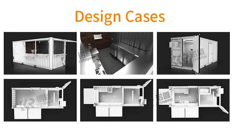 Modular Restaurant Container Bar With High Quality  Food Kiosk Container Bar Coffee Shop Restaurant USA Standard