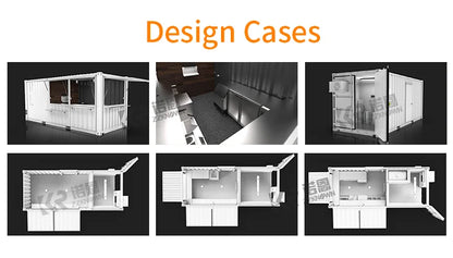 Modular Restaurant Container Bar With High Quality  Food Kiosk Container Bar Coffee Shop Restaurant USA Standard