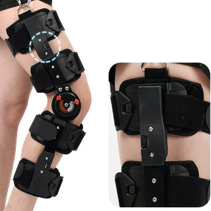 Support de fixation réglable des articulations du genou, pour la fracture des jambes, la fracture des os du genou, protection du genou pour la rééducation du ménisque