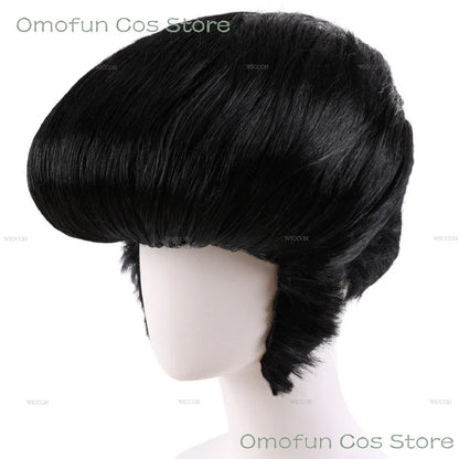 Men Women Elvis Cosplay Costume Wig Rock .Bell-bottoms Flares Dancing Perfermence Uniforms Performance Carnival Party Outfits