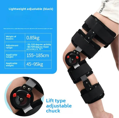 Support de fixation réglable des articulations du genou, pour la fracture des jambes, la fracture des os du genou, protection du genou pour la rééducation du ménisque