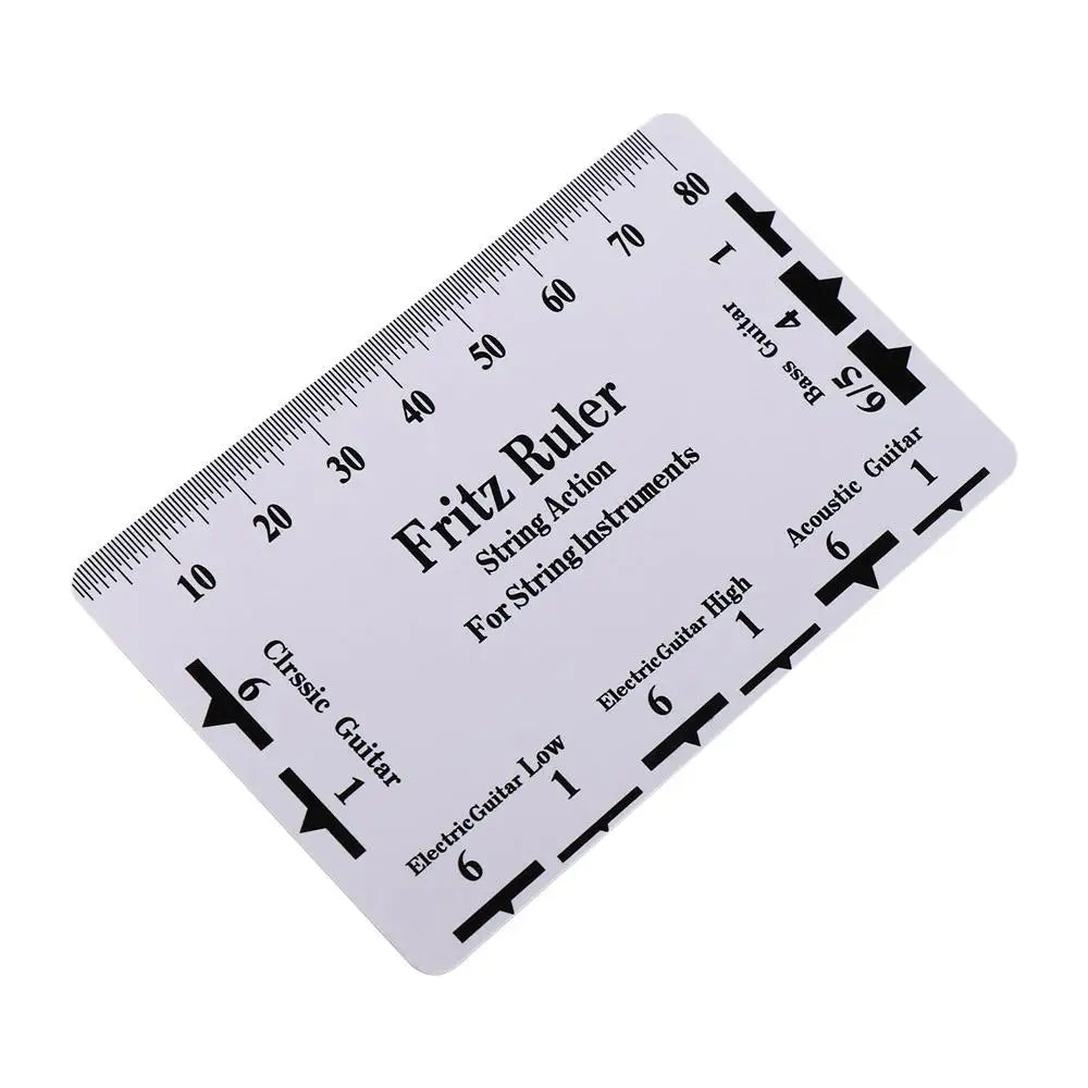 Guitar Strings String Pitch Ruler Luthier Tools Measurement Guitar Ruler Rulers Card Instruments Action Gauge Ruler Ukulele Bass
