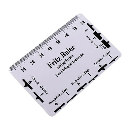 Guitar Strings String Pitch Ruler Luthier Tools Measurement Guitar Ruler Rulers Card Instruments Action Gauge Ruler Ukulele Bass