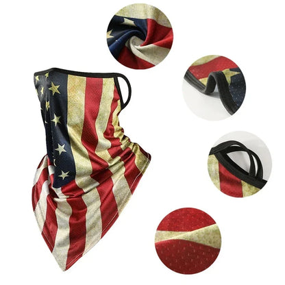 Cooling Neck Gaiter Bandana for Outdoor Activities Breathable Quick-Drying Sun Protection Motorcycle Motorbike Riding Scarf