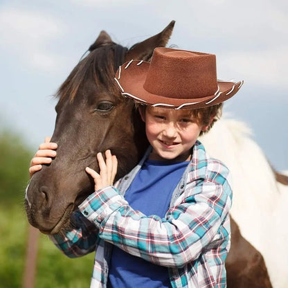 Cowboy accessory cowboy hat performance cosplay costume felt princess hat adjustable dress-up bachelorette party hat women