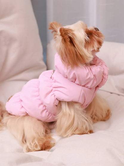 Veste pour chien pour automne/hiver, manteau pour animaux de compagnie, vêtements d'extérieur chauds épais à 3 couches, adapté aux chiens de petite à moyenne taille comme caniche, Teddy, York
