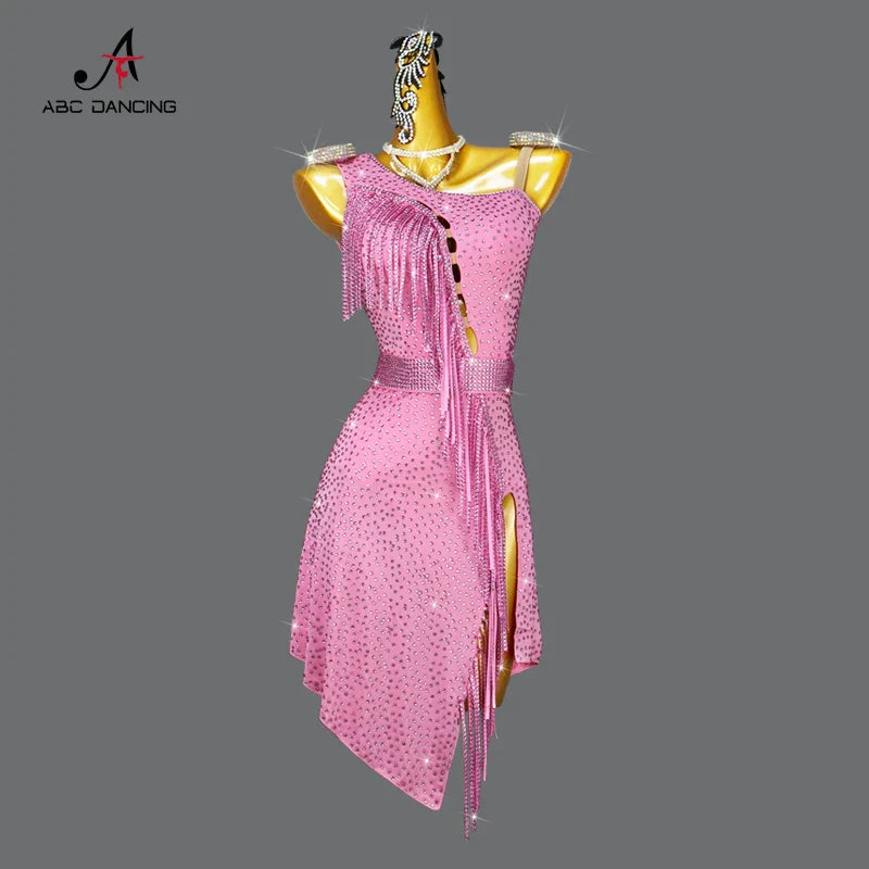 Robes de soirée pour femmes, vêtements de danse latine, Costume de danse Sexy, jupe de bal, Costume de sport sur scène pour filles, nouvelle collection 2026