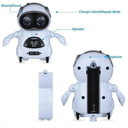 Robot peut parler, Dialogue interactif, reconnaissance vocale, enregistrement, chant et danse, conte d'histoires, Mini jouet Robot intelligent
