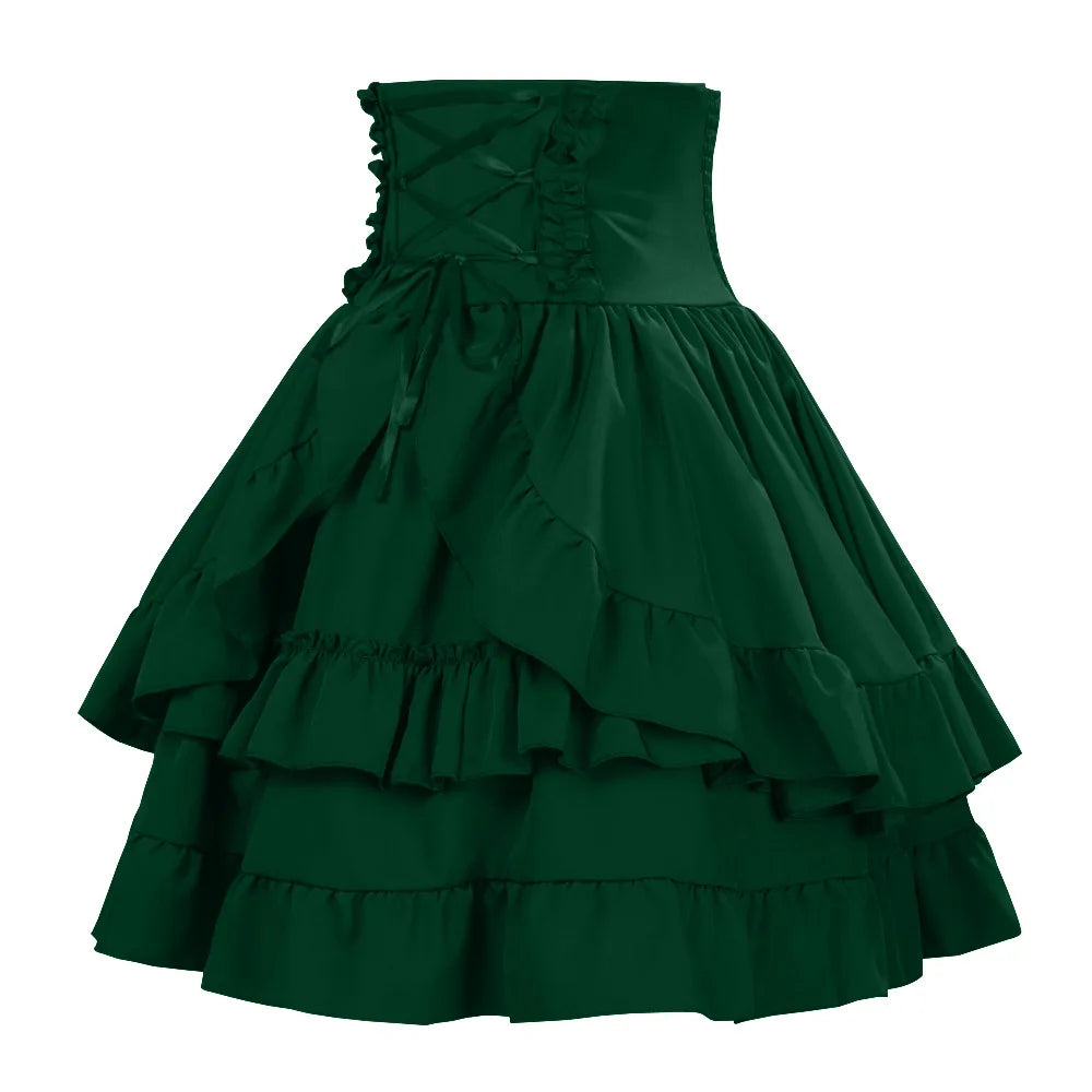 Victorian Costume with Renaissance Elements Dress Stylish Arrival European Multiple Layers Costume for Women Female Garment