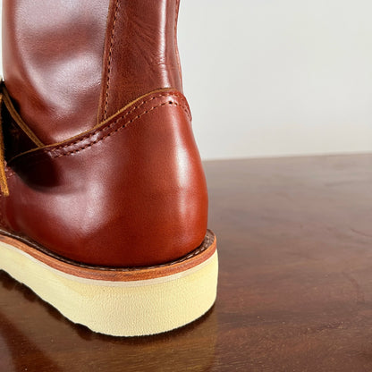 RockCanRoll-Chaussures en cuir de vachette véritable pour hommes, chaussures italiennes en cuir de vachette, bottes Trooper AtlanBoots cousues Goodyear, qualité supérieure, EB800