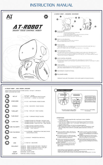 Robot jouet Robots intelligents Version russe, anglaise et espagnole jouets à commande vocale et tactile Robot RC éducatif interactif