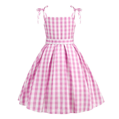 Robe de Cowgirl pour filles de 2 à 12 ans, Costume Barbei pour tout-petits, tenue de Cosplay, vêtements d'halloween