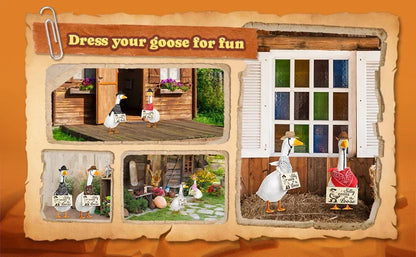 The Loose Hangings Sign Cowboy Goose Outfit with Cowboy Hat and Red Bandana for 23" Cement/Plastic Goose Outdoor Statue Patio