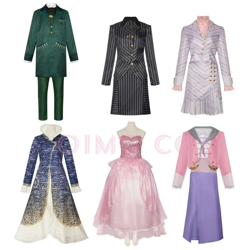 Wicked Glinda Cosplay Costume Elphaba Nessarose Adult Carnival Uniform Halloween Anime Party Costumes Masquerade Men Game