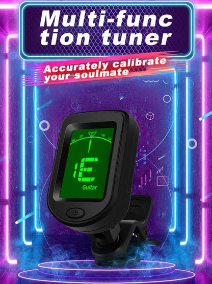 Folk guitar tuner Violin Folk Music Guzheng Pipa Erhu Twelve Average Rhythm Multifunctional Sound Crafting Device