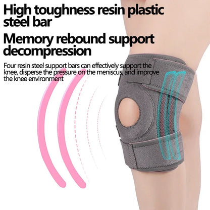 1PC genouillère orthopédique genouillère soutien douleur articulaire Relif rotule protecteur réglable Sport genouillère garde ménisque Ligament