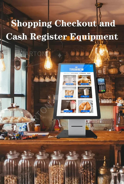MASUNG MS-S11 système de commande de kiosque en libre-Service tout en un support de sol POS kiosques de commande de nourriture kiosque de paiement en libre-service