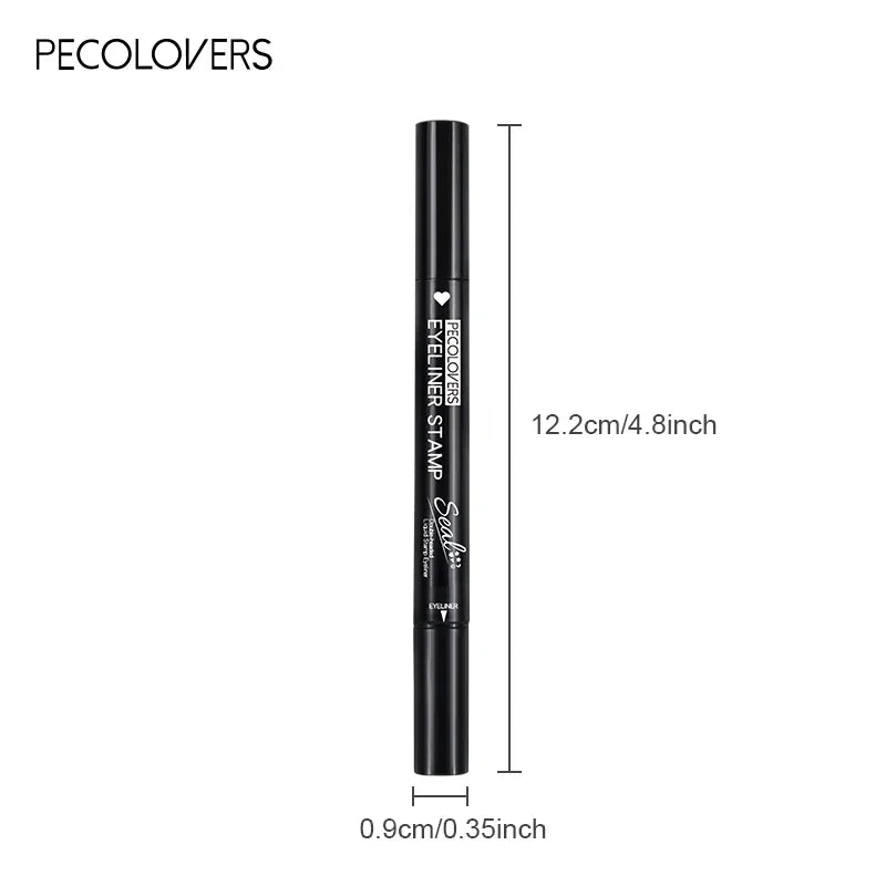 Stylo Eyeliner à Double tête, imperméable, adapté aux débutants, adapté au maquillage de noël, Halloween, saint-valentin, 1 pièce
