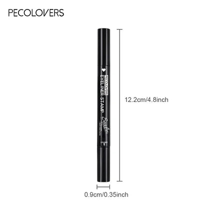 Stylo Eyeliner à Double tête, imperméable, adapté aux débutants, adapté au maquillage de noël, Halloween, saint-valentin, 1 pièce
