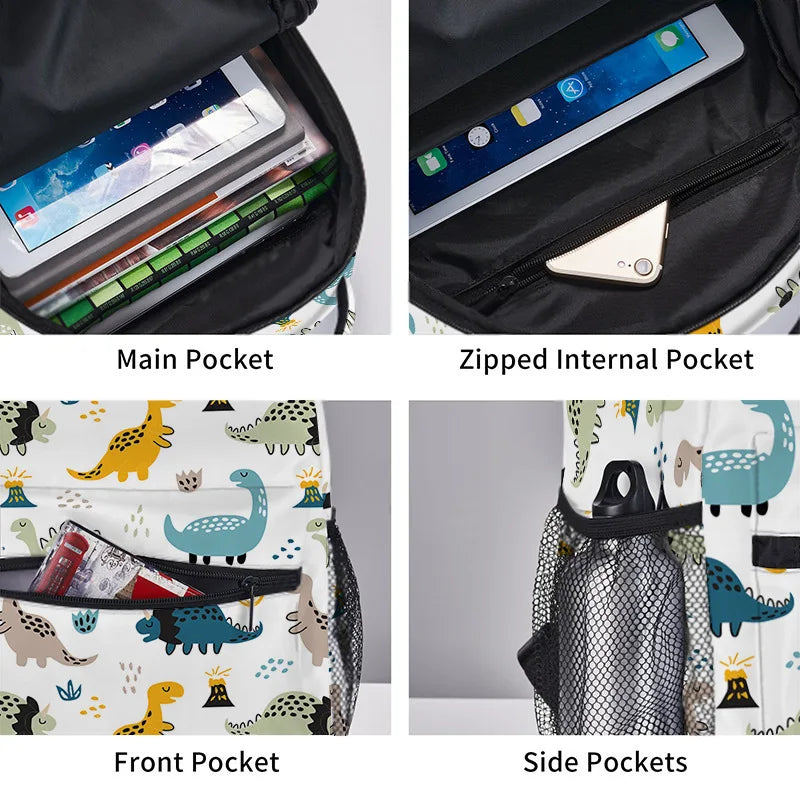 2024 New Bluey Animation Peripheral Children'S Outdoor Storage Bag Printed Backpack School Student Large Capacity Travel Bag