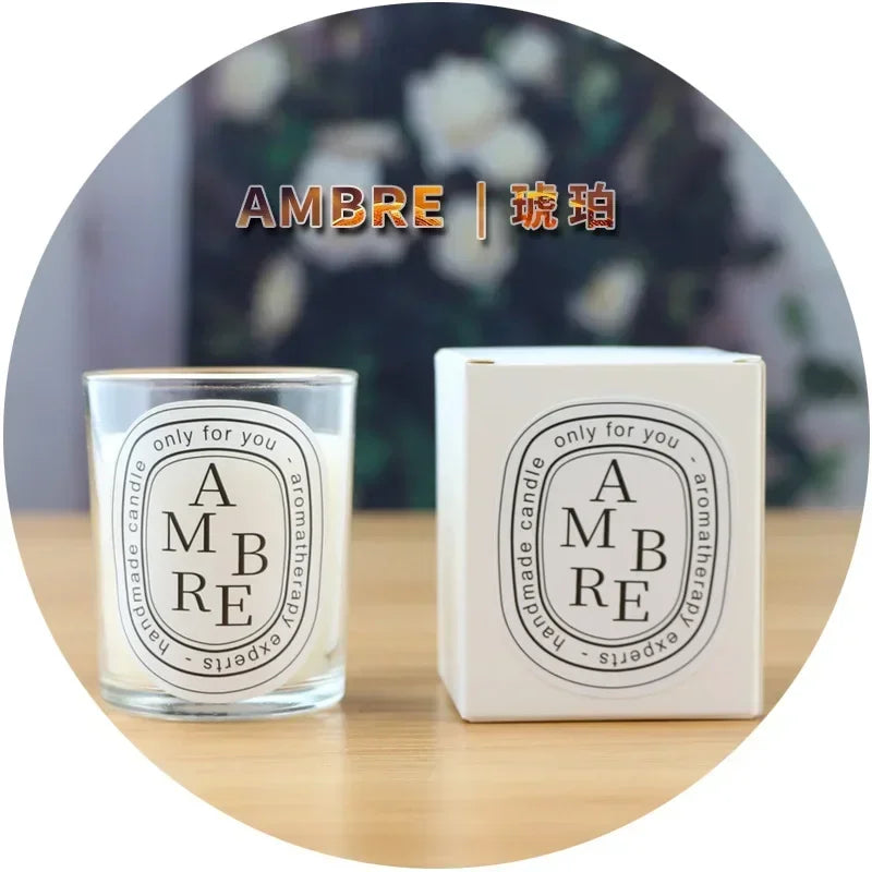 Scented Aromatic Candles Guest Gift Candles Lot Wedding Candles White in Glass Jars Luxury Candle for Home Decor