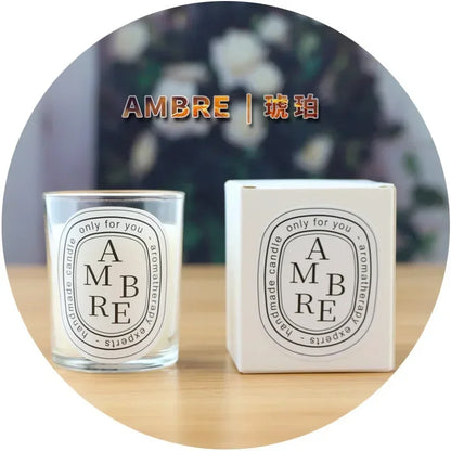 Scented Aromatic Candles Guest Gift Candles Lot Wedding Candles White in Glass Jars Luxury Candle for Home Decor
