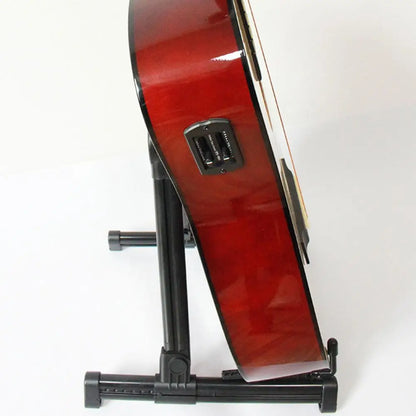 Support de guitare pliable et réglable, affichage d'instruments, ukulélé, Pipa, basse, Folk, classique, électrique, bois, accessoires