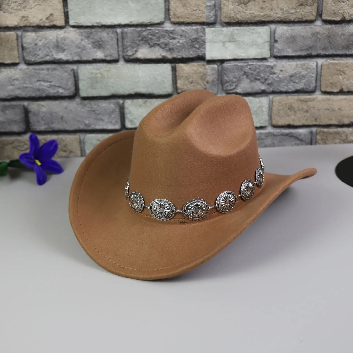 Chapeau de Cowboy occidental pour femmes, 1 pièce, accessoires Photo, chapeaux de Jazz, robe de soirée, Sombrero Hombre