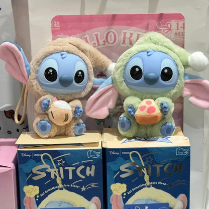 Stitch Eat Before Sleep Plush Series Blind Box Cute Vinyl Doll Ornament Pendant MysteryBox Surprise Toy Gift