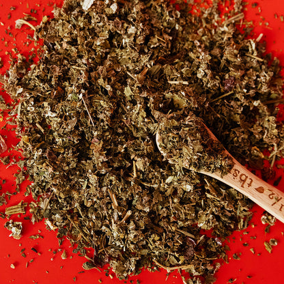 Tisane Bio Feuille de Framboisier + Menthe | Soutien Troisième Trimestre