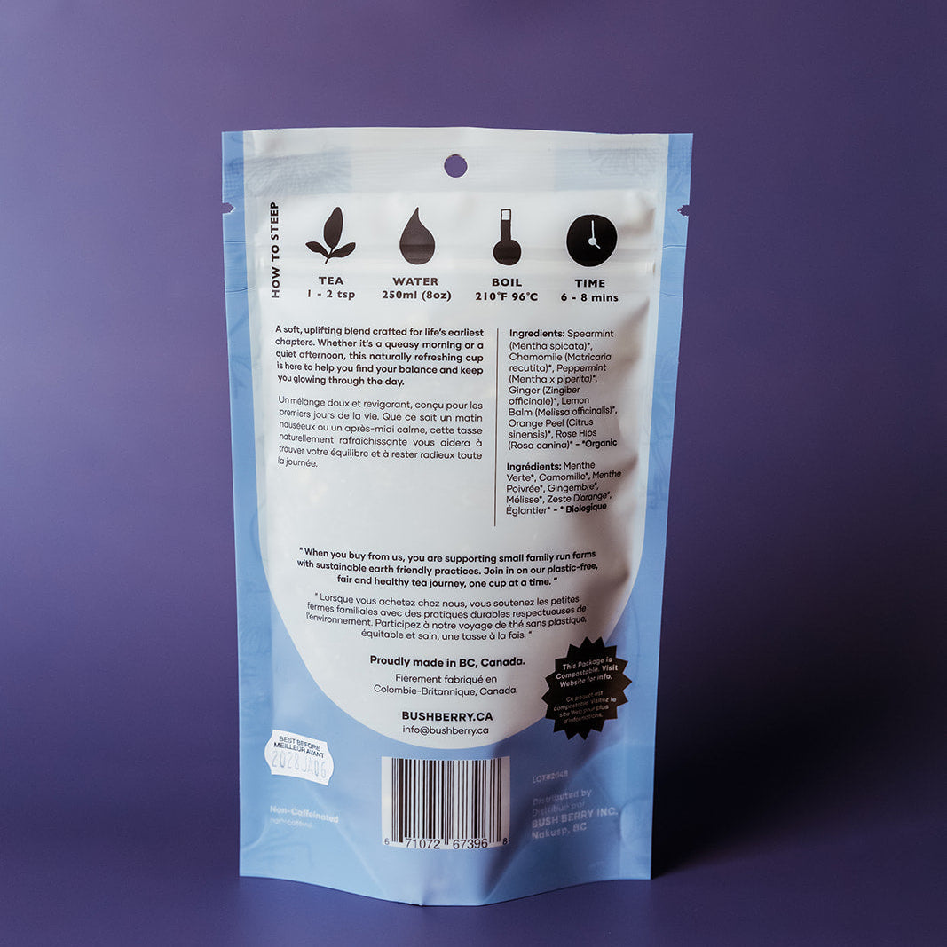 Thé biologique Early Glow | Tisane du premier trimestre