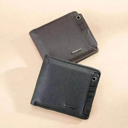 Portefeuille court multifonction grande capacité pour homme