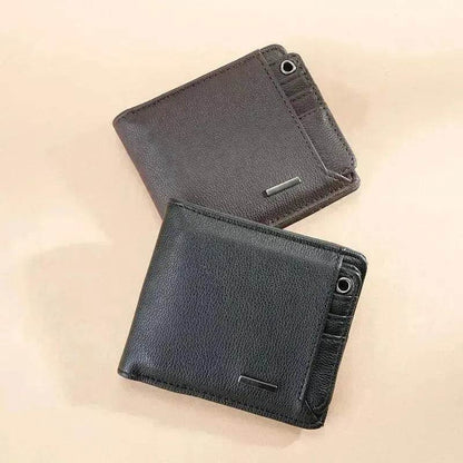 Portefeuille court multifonction grande capacité pour homme