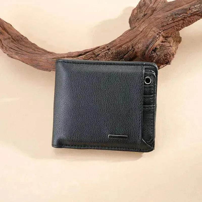 Portefeuille court multifonction grande capacité pour homme
