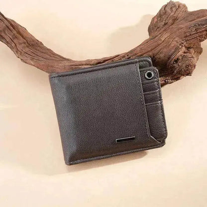 Portefeuille court multifonction grande capacité pour homme