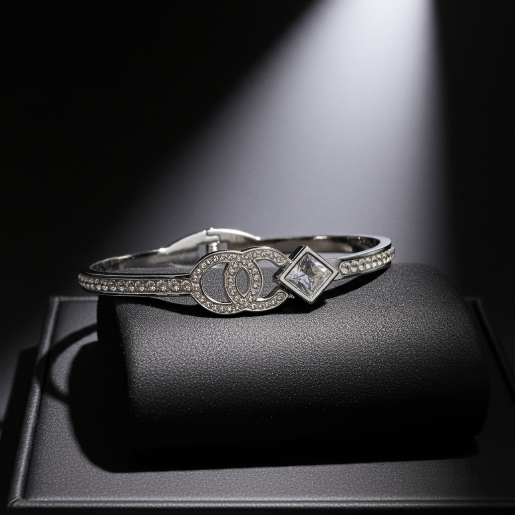 Silver Plated AD Stones bracelet