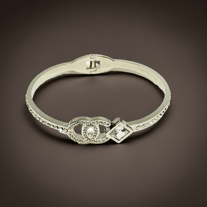 Silver Plated AD Stones bracelet