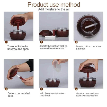 Simple Office Gift Household Appliances New Usb Wood Grain