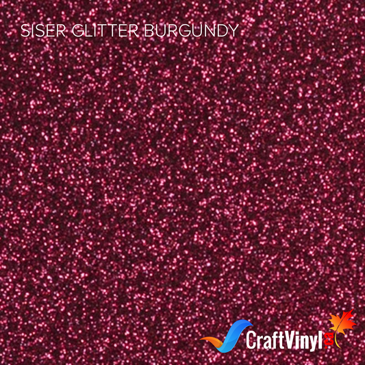 Siser Glitter Burgundy