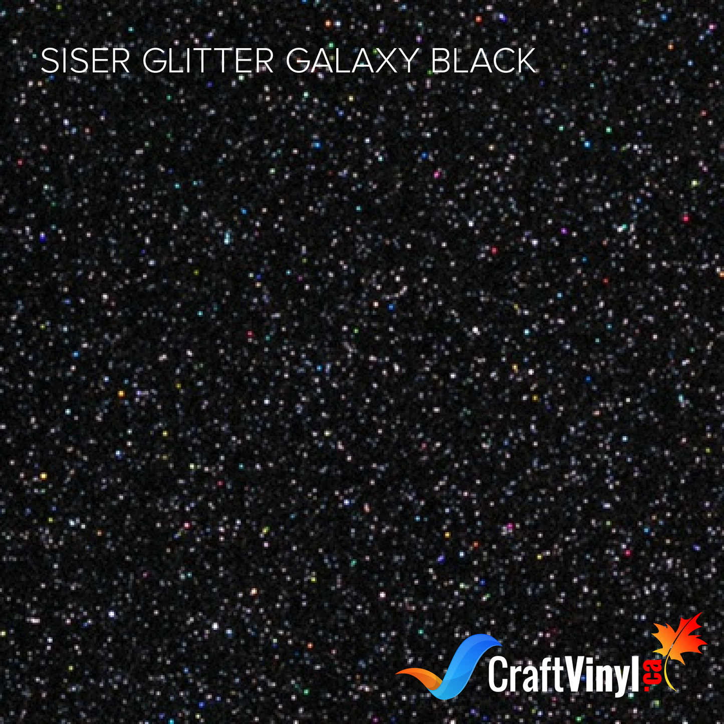 Siser Glitter Galaxy Black