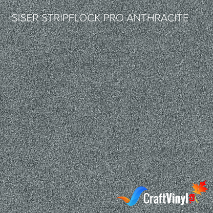 Siser Anthracite StripFlock Pro Heat Transfer Vinyl