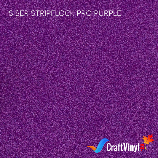 Siser Purple StripFlock Pro Heat Transfer Vinyl