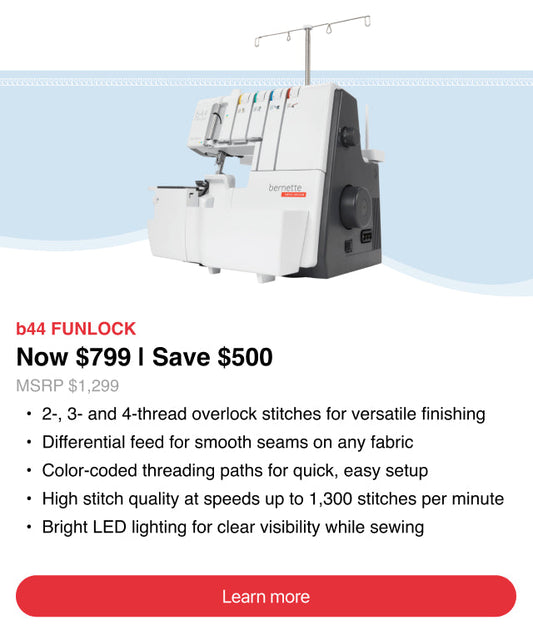 Bernette Funlock B44 Serger