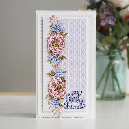 Sue Wilson Poppy Spray StampCuts Die