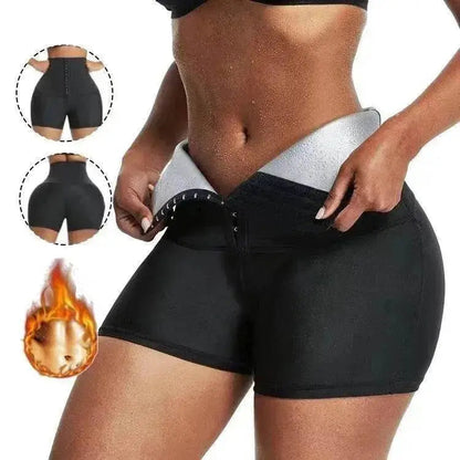 Slimming Waist Trainer Shapewear Tummy Hot Thermo Sweat Body Shaper Short