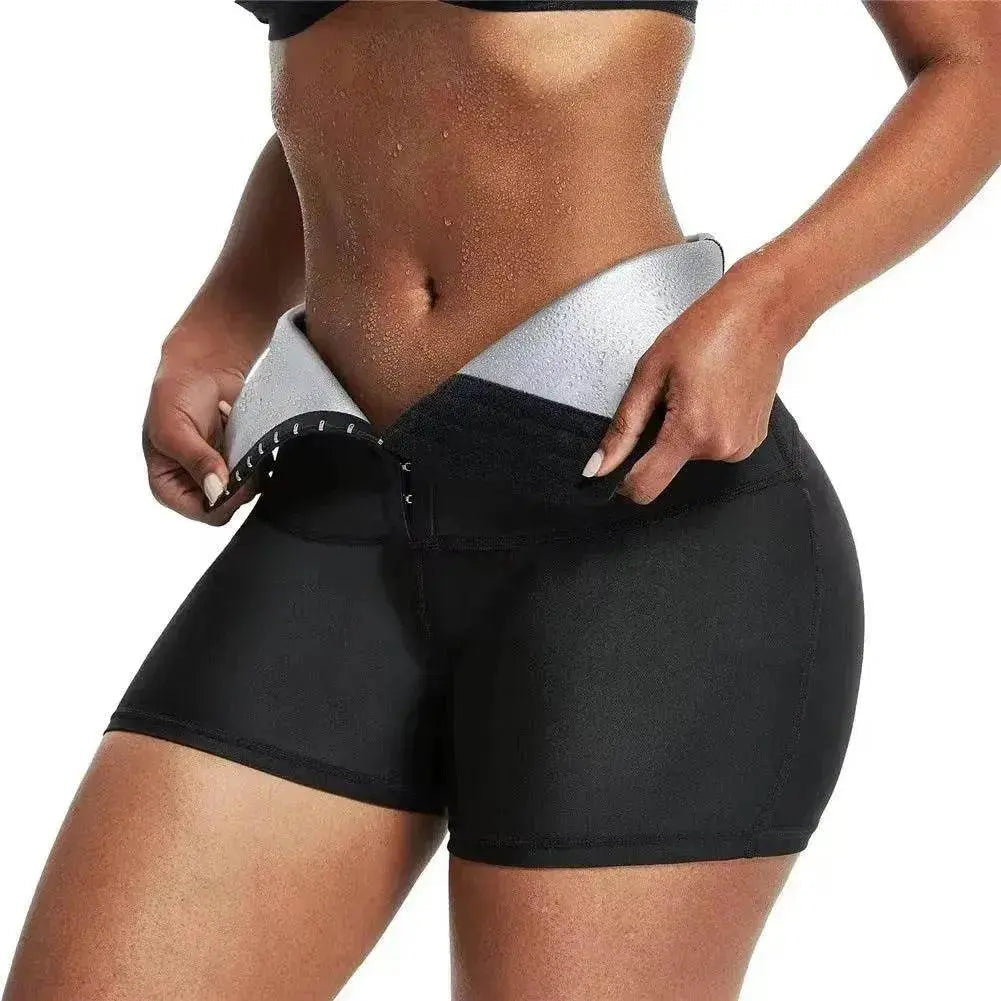 Slimming Waist Trainer Shapewear Tummy Hot Thermo Sweat Body Shaper Short