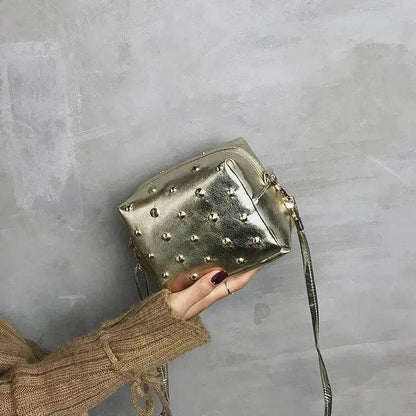 Small Bag Women New Fashion Messenger Bag Rivets