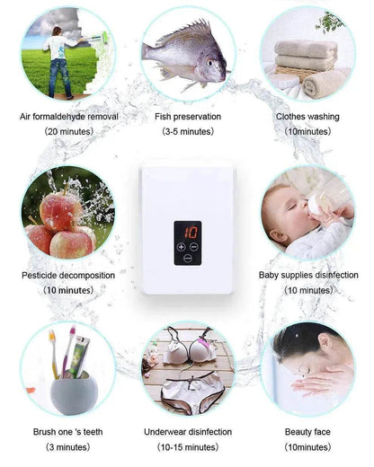 Small Household Appliances Ozone Generator Fruit And Vegetable Washing Machine