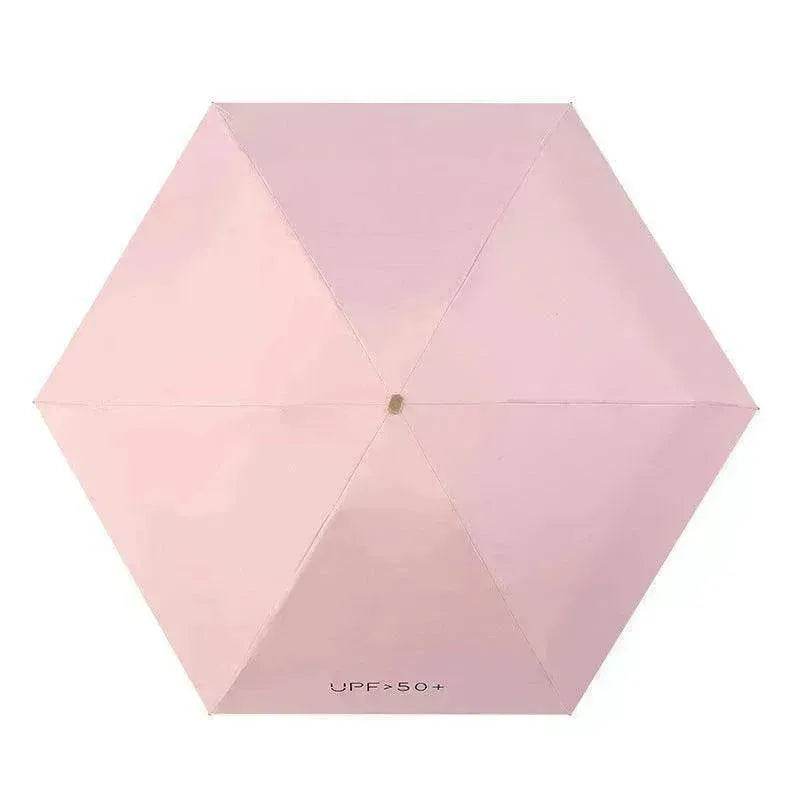 Small and Portable Umbrella  Dual-use Folding Five-fold Umbrella