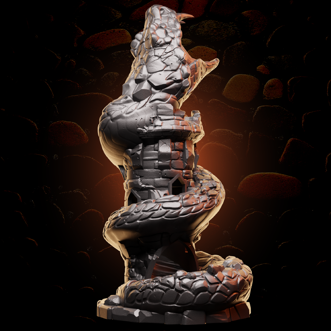 Basilisk Dice Tower